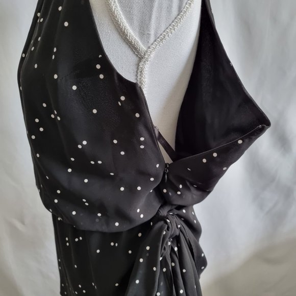Joseph Ribkoff Polka Dot Sleeveless Dress Size 8 - Picture 6 of 13